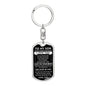 Son "Never Forget" Key Chain Gift From Dad