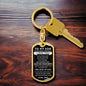 Son "Never Forget" Key Chain Gift From Dad