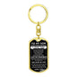 Son "Never Forget" Key Chain Gift From Dad