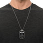 Son Gift "Never Forget" Dog Tag - Military Ball Chain From Mom