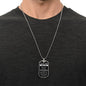 Son "Never Forget" Dog Tag Military Ball Chain Gift From Dad