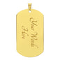 Son "Never Forget" Dog Tag Military Ball Chain Gift From Dad