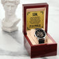 Son Gift "The Father You Have Become" Openwork Watch Gift