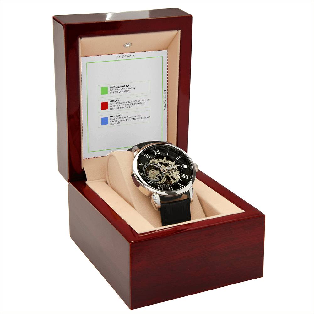 Men's Openwork Watch