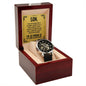 Son Gift "The Father You Have Become" Openwork Watch Gift