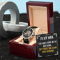 My Man "Good Husband" Openwork Watch Gift