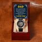 Dad "I Love You" Men's Openwork Watch Gift