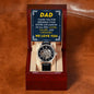 Dad "We Love You" Men's Openwork Watch Gift