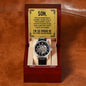 Son Gift "The Father You Have Become" Openwork Watch Gift