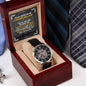 Soon To Be Father-in-law Openwork Watch Gift