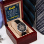 Dad "I Love You" Men's Openwork Watch Gift