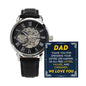 Dad "We Love You" Men's Openwork Watch Gift
