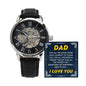 Dad "I Love You" Men's Openwork Watch Gift