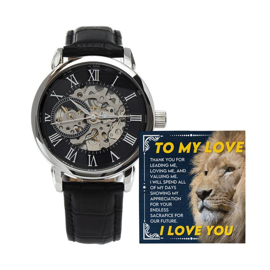 To My Love - Openwork Watch Gift