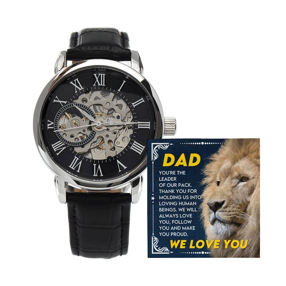 Dad "Leader Of Our Pack" Openwork Watch Gift