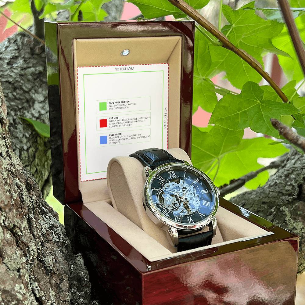 Men's Openwork Watch