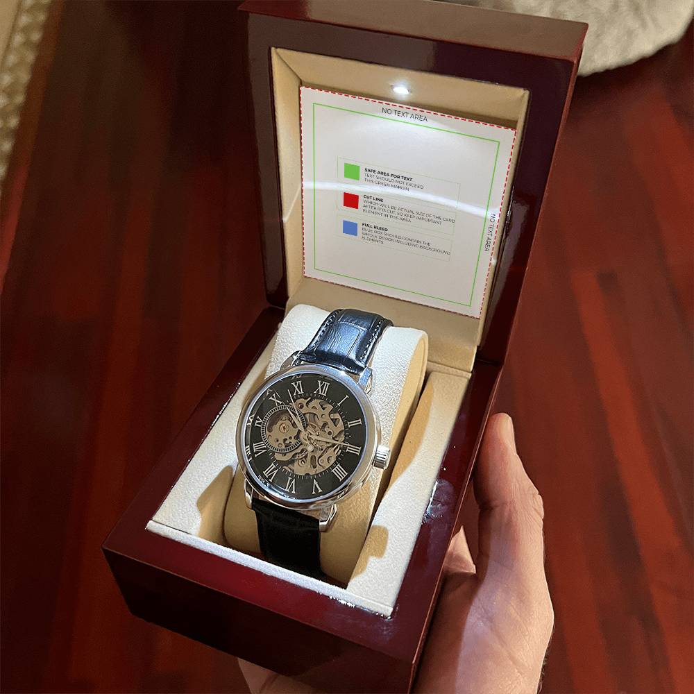 Men's Openwork Watch