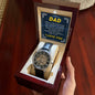 Dad "I Love You" Men's Openwork Watch Gift