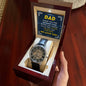 Dad "We Love You" Men's Openwork Watch Gift