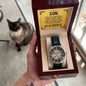Son Gift "The Father You Have Become" Openwork Watch Gift