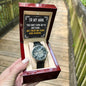 My Man "Good Husband" Openwork Watch Gift