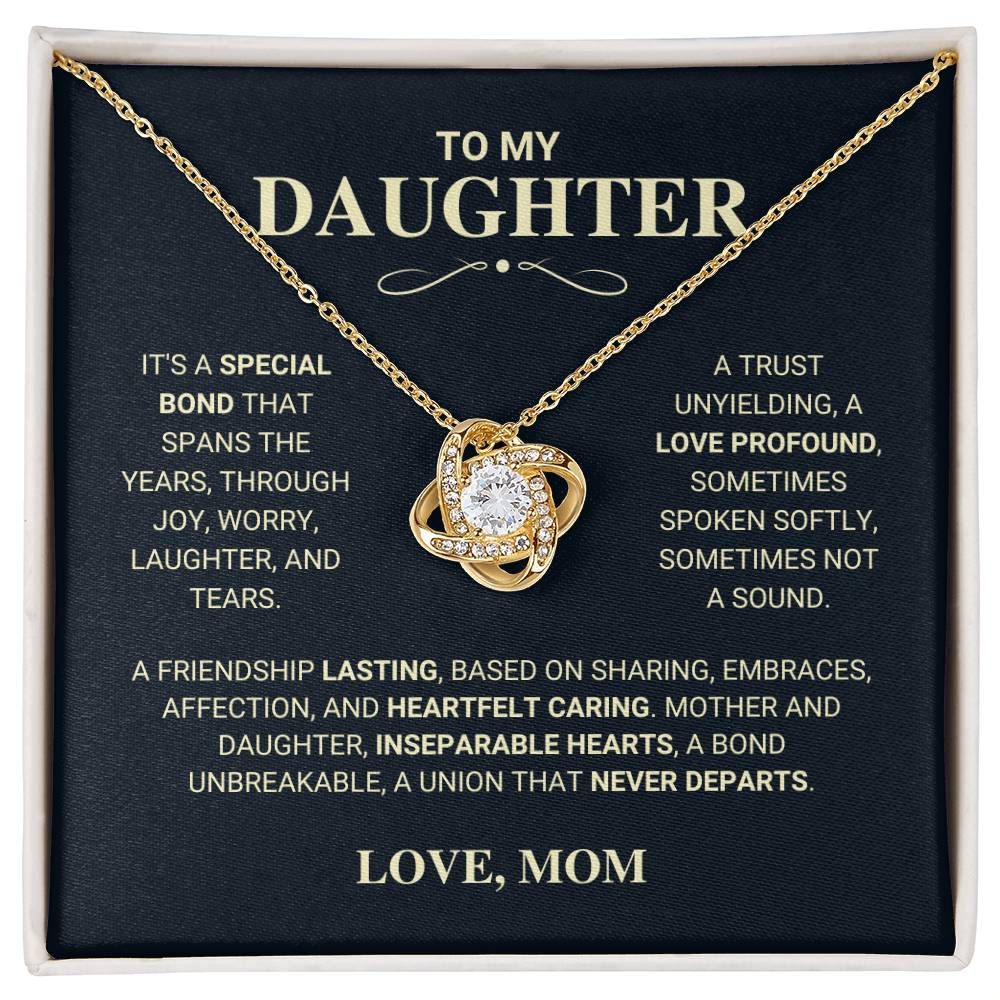 Beautiful Gift for Daughter From Mom "Special Bond" Necklace