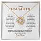 Daughter - Happily Ever After - Love Knot Necklace