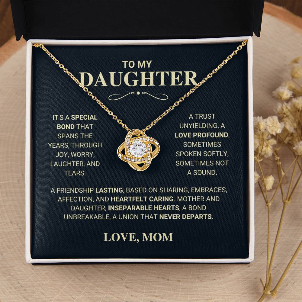 Beautiful Gift for Daughter From Mom "Special Bond" Necklace