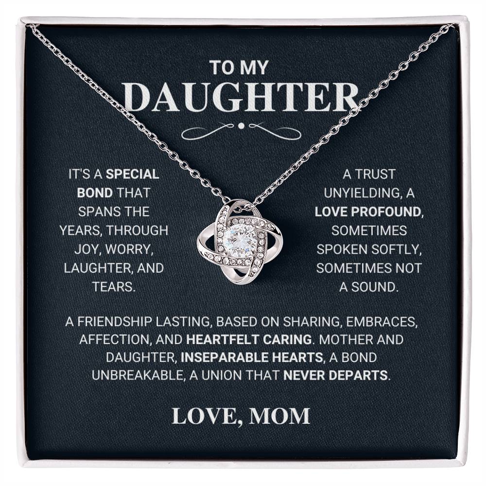 Beautiful Gift for Daughter From Mom "Unbreakable Bond" Necklace