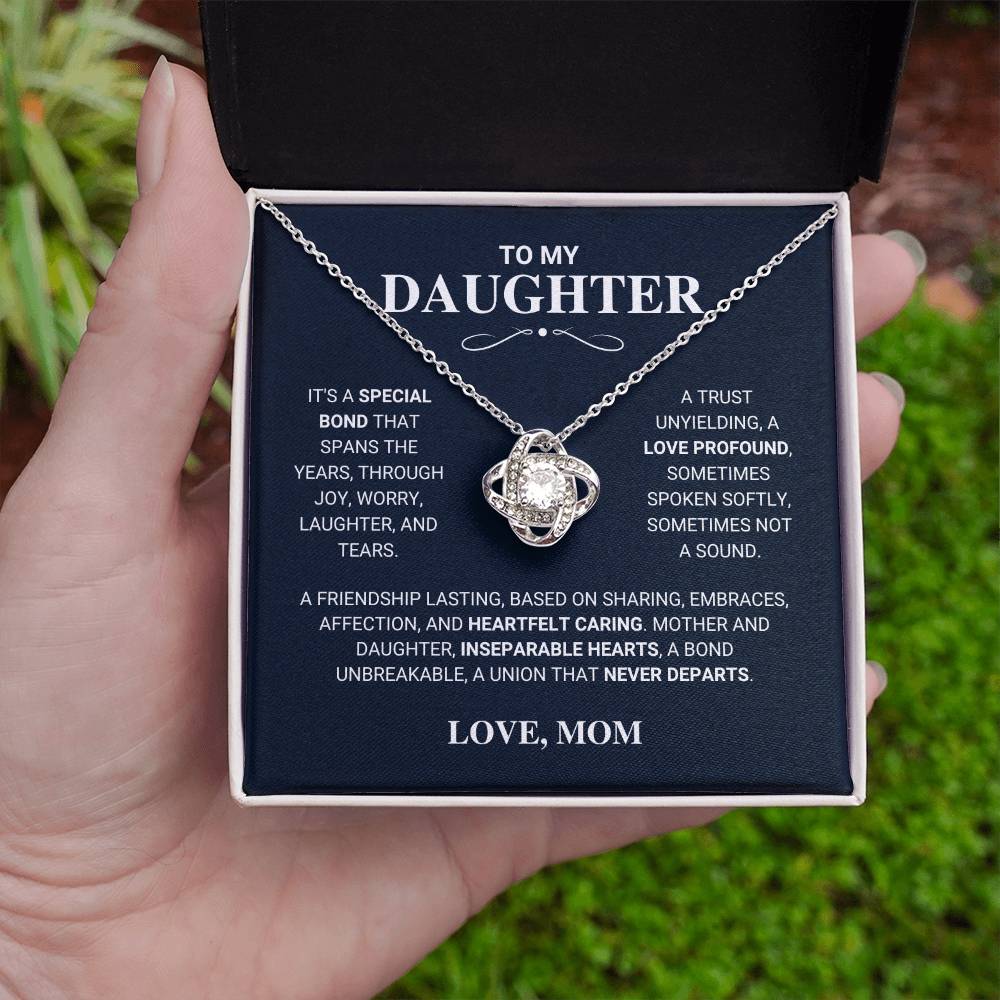 Beautiful Gift for Daughter From Mom "Unbreakable Bond" Necklace