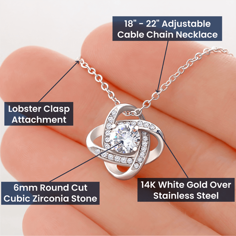 Beautiful Gift for Daughter From Mom "Special Bond" Necklace