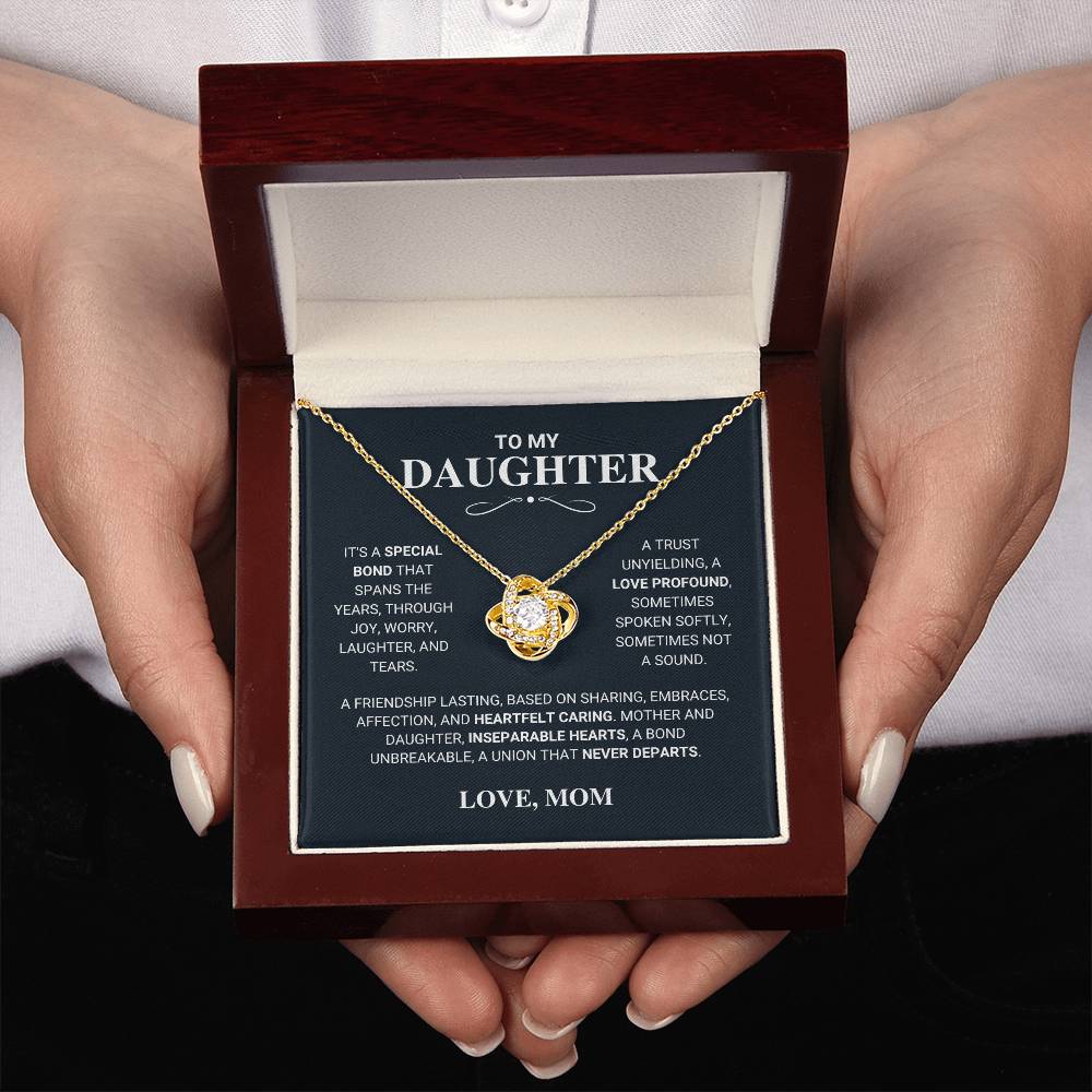Beautiful Gift for Daughter From Mom "Unbreakable Bond" Necklace
