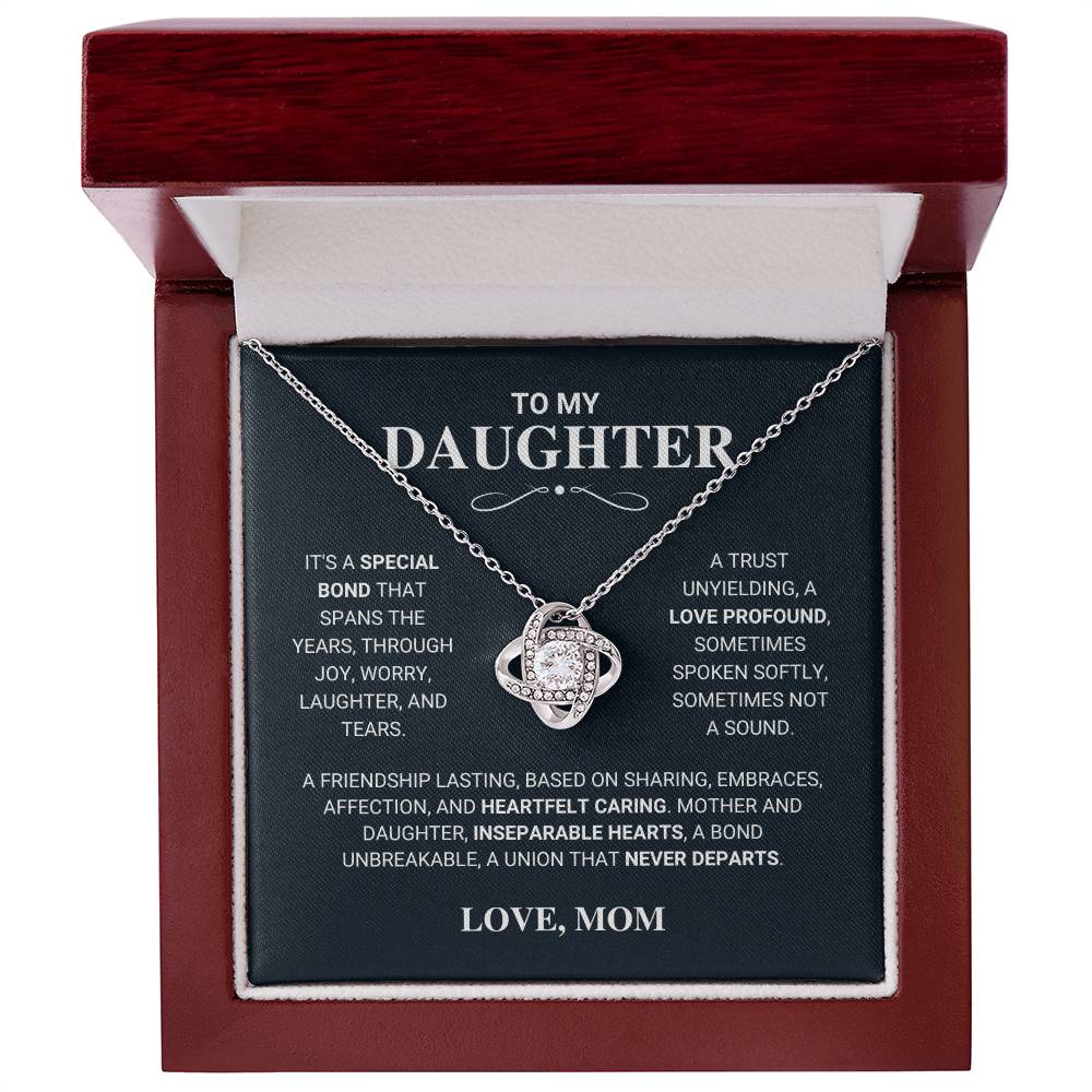 Beautiful Gift for Daughter From Mom "Unbreakable Bond" Necklace