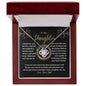 Daughter - Remember - Love Knot Necklace