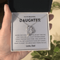 Daughter - Forever Love Necklace - From Dad