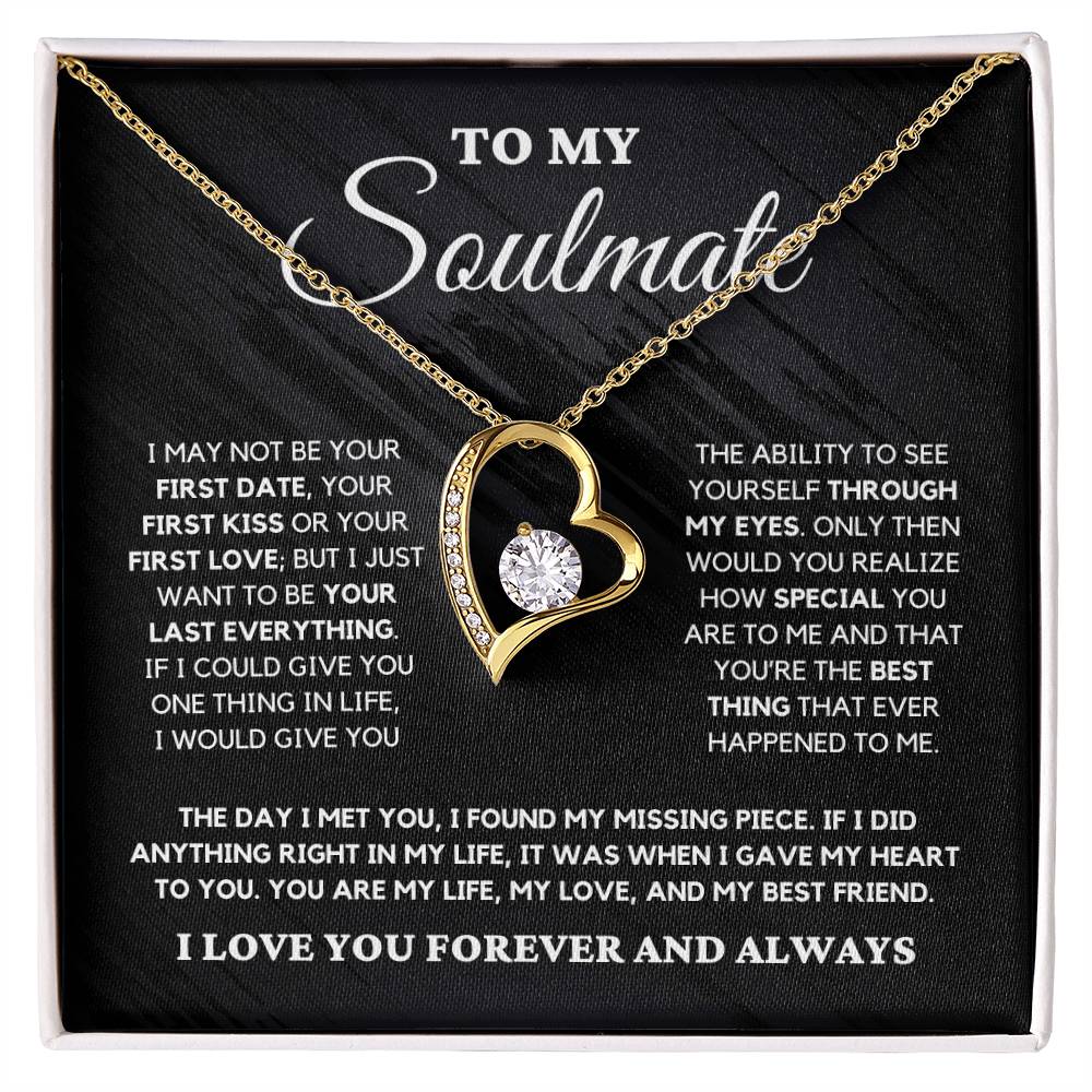 Soulmate Gift "You're The Best Thing" Forever Love Necklace