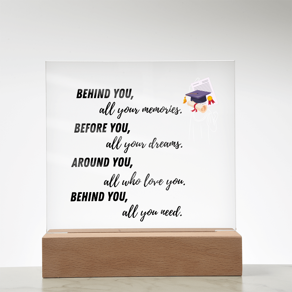 Graduation Acrylic Square Plaque