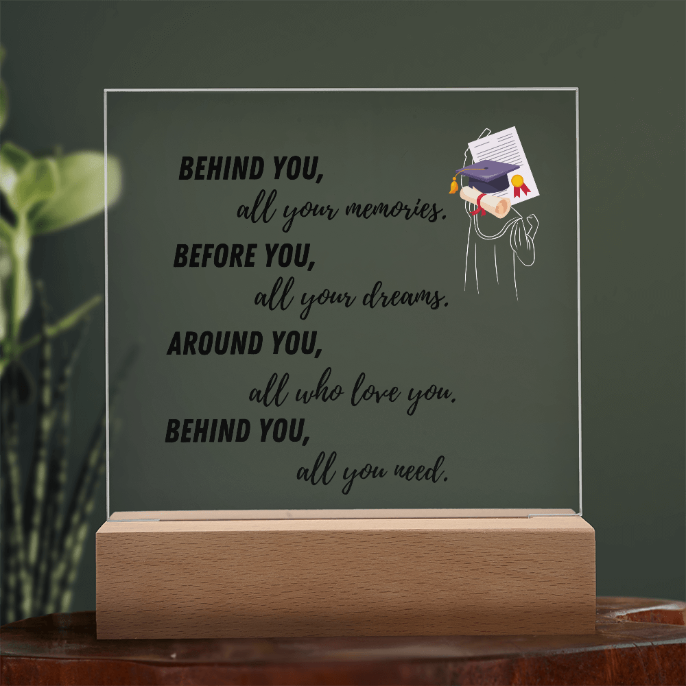 Graduation Acrylic Square Plaque