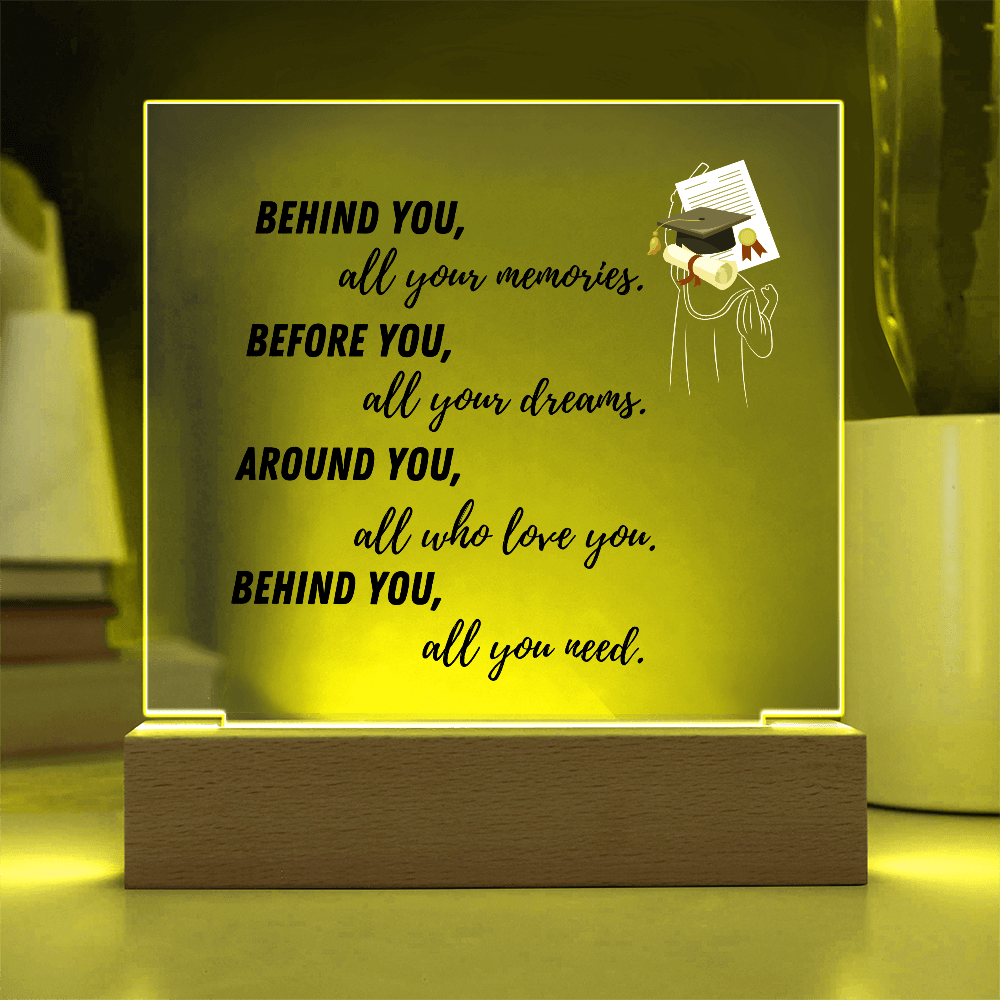 Graduation Acrylic Square Plaque