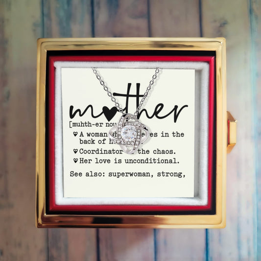 Mother "Superwoman" Rotating Rose Gift