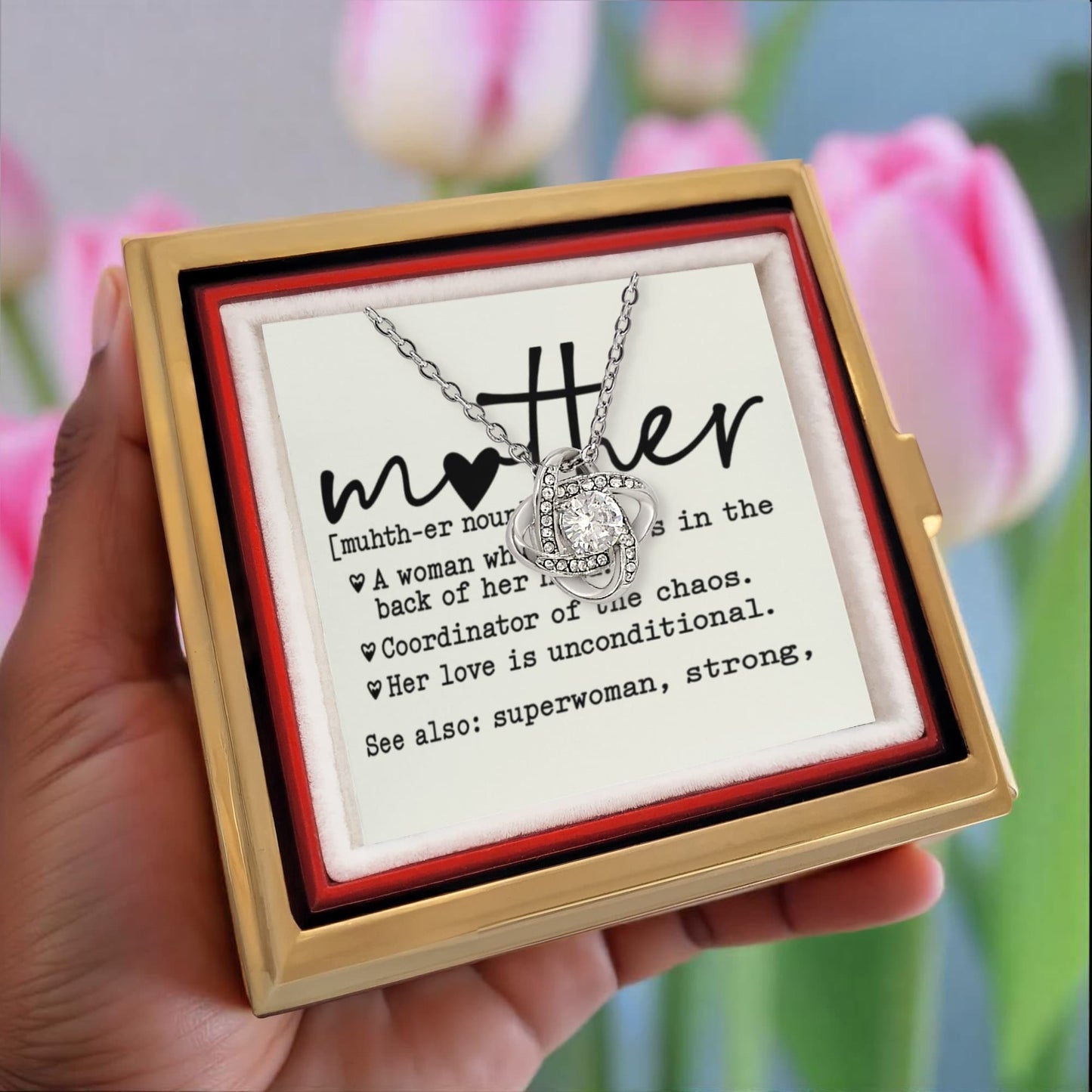 Mother "Superwoman" Rotating Rose Gift
