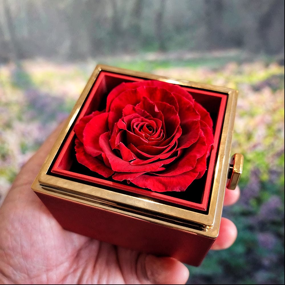 Mother "Superwoman" Rotating Rose Gift
