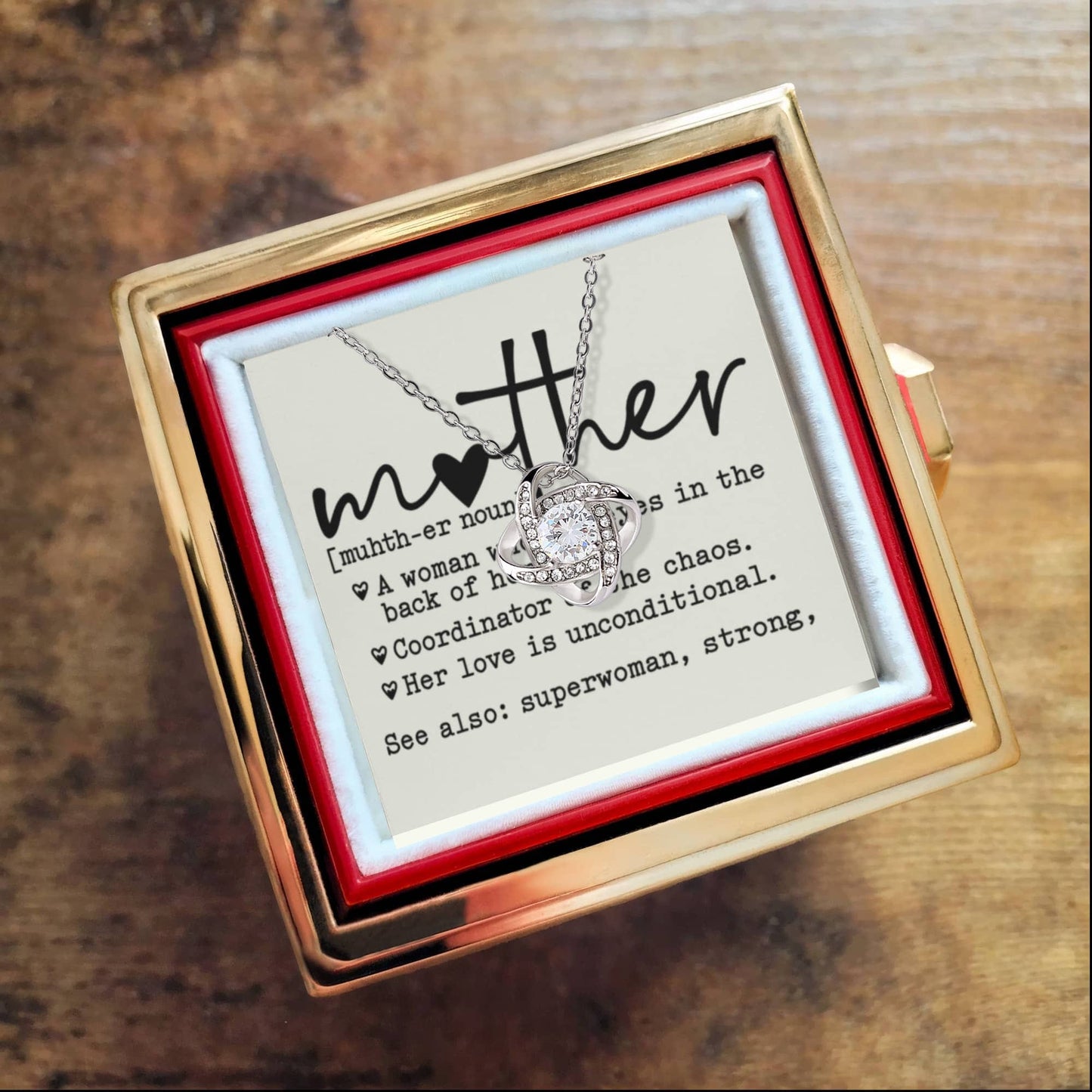 Mother "Superwoman" Rotating Rose Gift