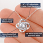 Mom - Love Knot Necklace Gift From Daughter
