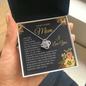 Mom - Love Knot Necklace Gift From Daughter