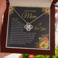 Mom - Love Knot Necklace Gift From Daughter