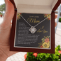 Mom - Love Knot Necklace Gift From Daughter