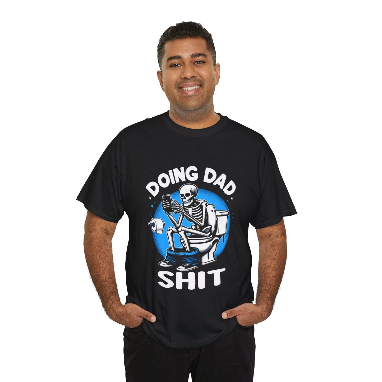 Skeleton "Doing Dad Shit" Funny T-Shirt