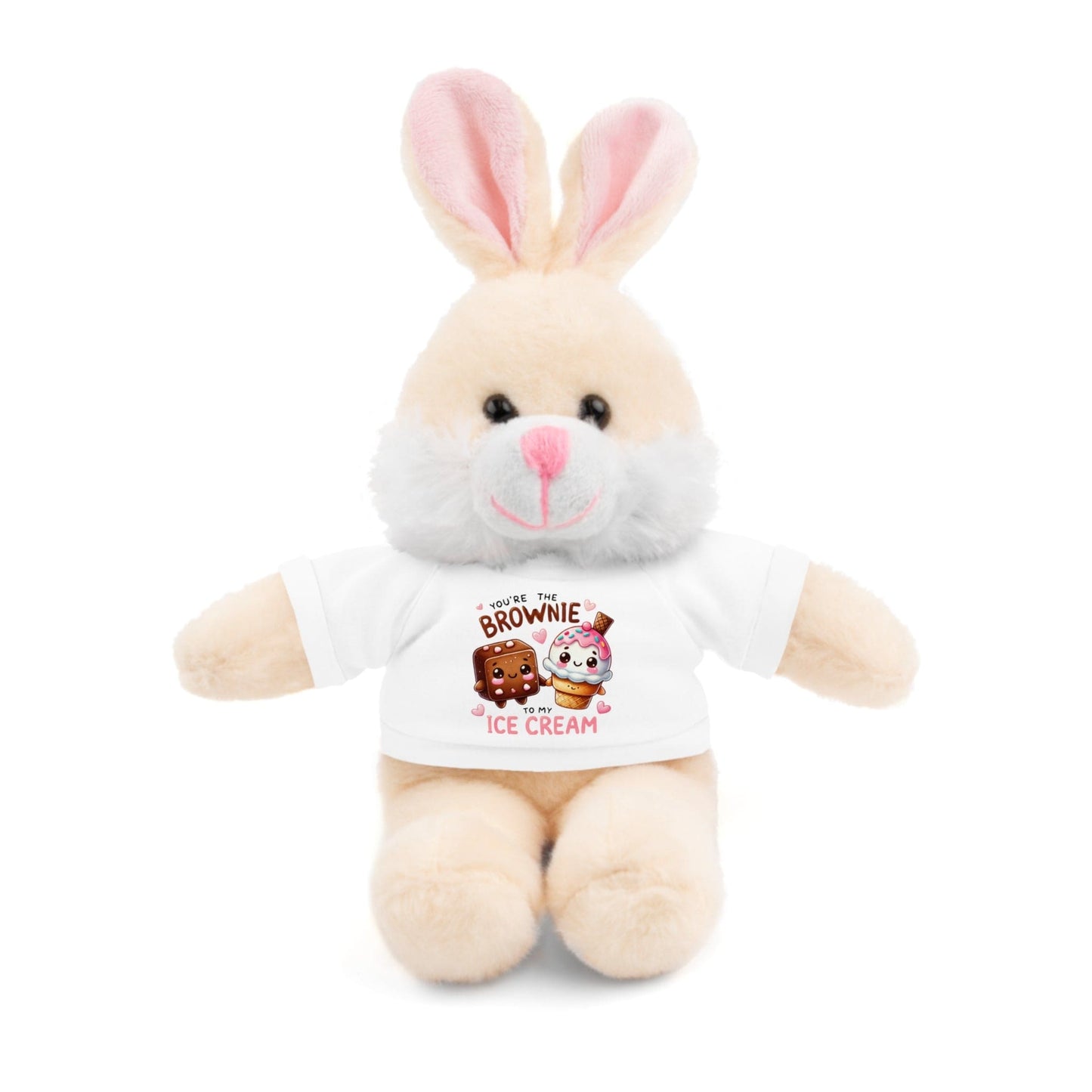 Huggable Valentine’s Day Plushies "Brownie To My Ice Cream"