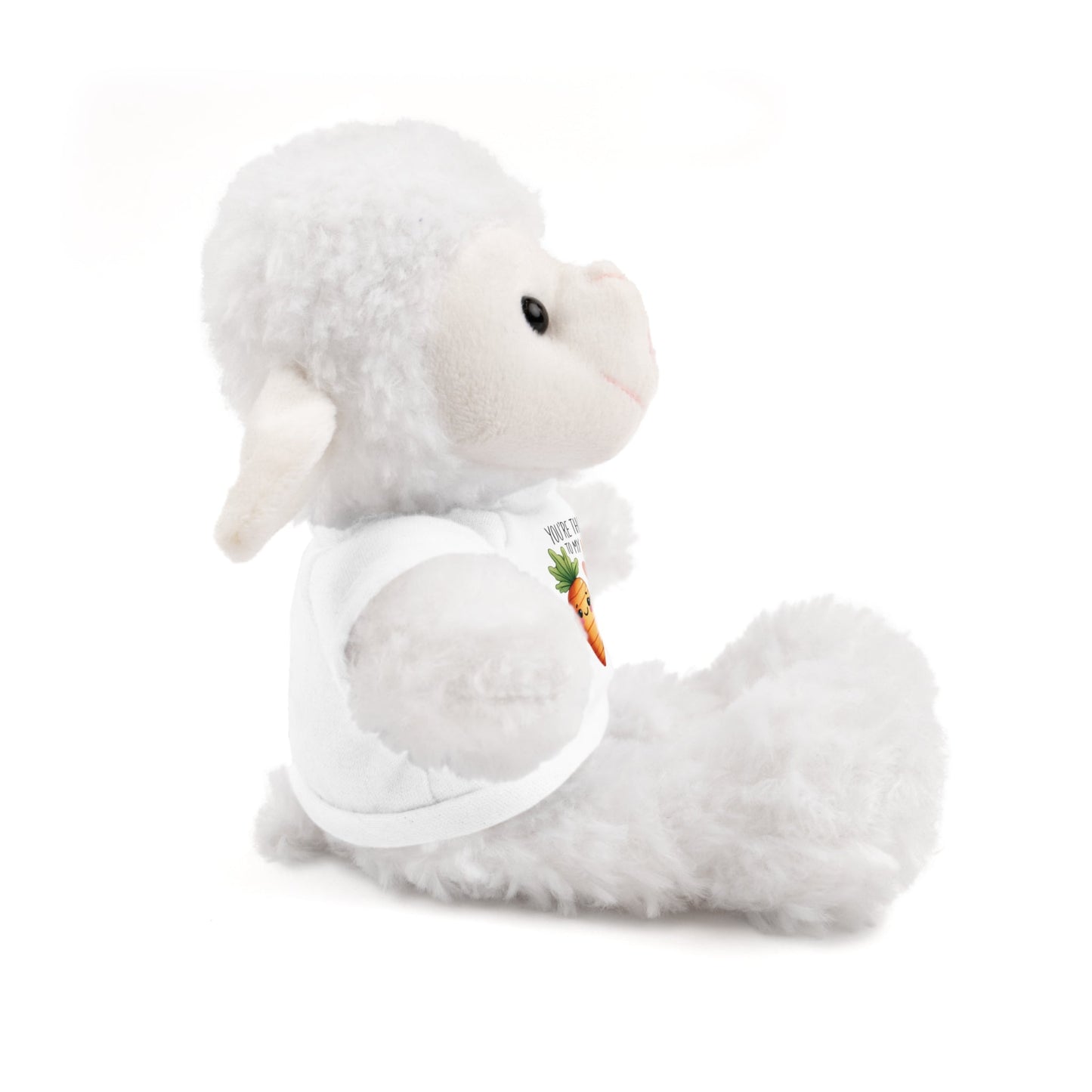 Huggable Valentine’s Day Plushies "Carrot To My Hummus"